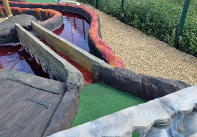 The aqueduct waits to carry your ball across