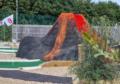 Volcano takes centre stage